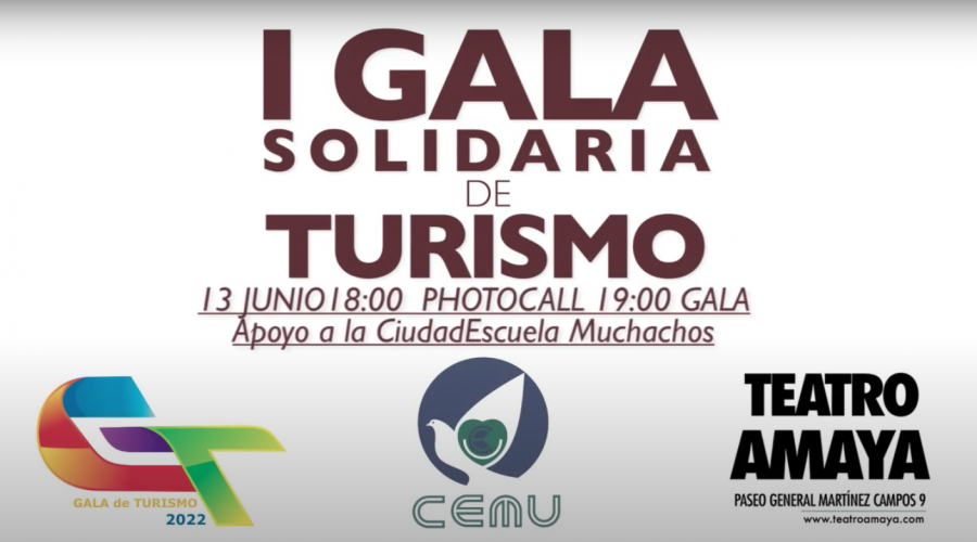 I GALA SOLIDARIA DE TURISMO apoyo a la CIUDADESCUELA MUCHACHOS.
